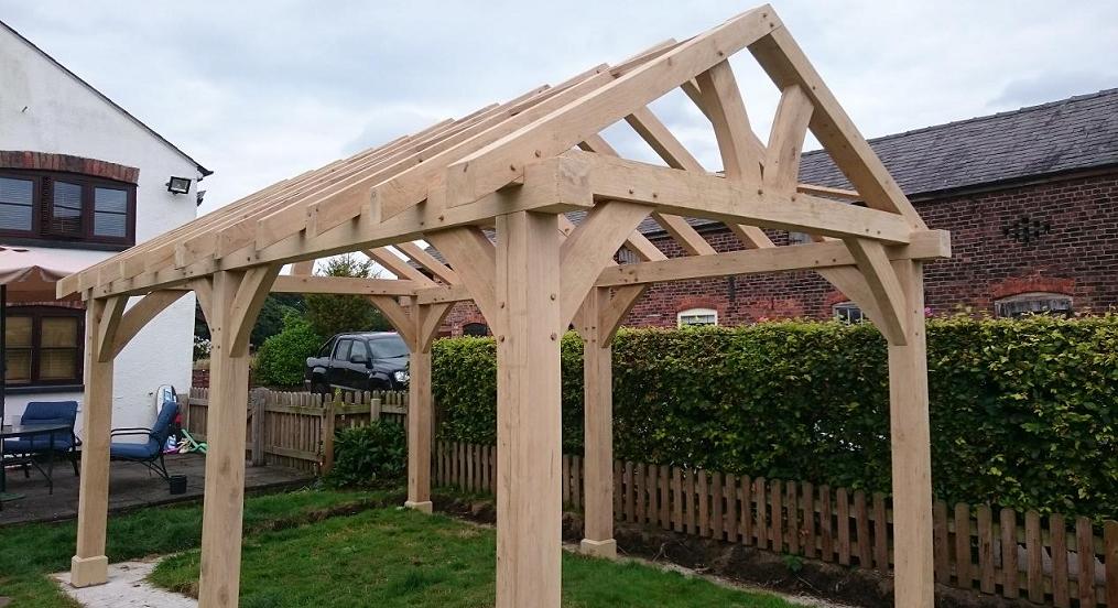 Oak frame garden gazebos